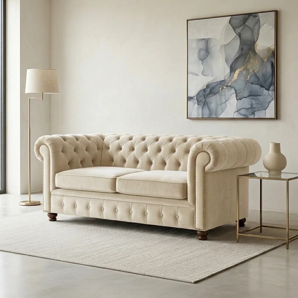 2 Seater Mono Classic Chesterfield Sofa Comfort Kingdom UK 2 Seater Mono Classic Chesterfield Sofa Comfort Kingdom UK