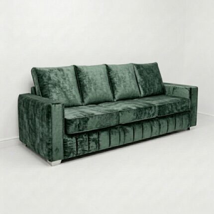 4 seater Ivy marble valvet sofa