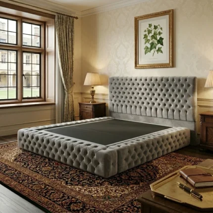 Super King Grey Ambassador Bed Comfort Kingdom UK