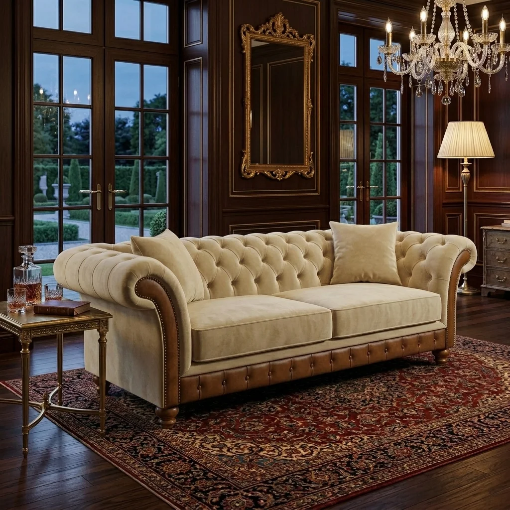 2 Seater Mono Govenor Chesterfield Sofa Comfort Kingdom UK 2 Seater Mono Govenor Chesterfield Sofa Comfort Kingdom UK