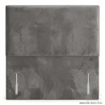 Double King Super King Grey Flat Upholstered Headboard