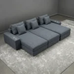 Grey Luxury Cinema Sofa Comfort Kingdom UK