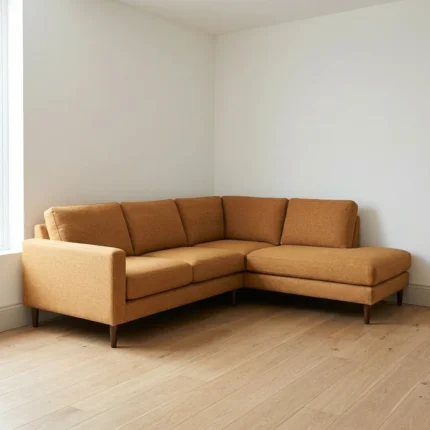 Large Theo Contemporary Corner Sofa Comfort Kingdom UK