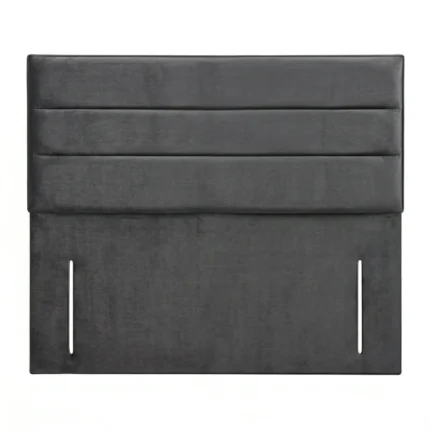 Super King Grey Horizontal Panel Headboard Comfort Kingdom UK