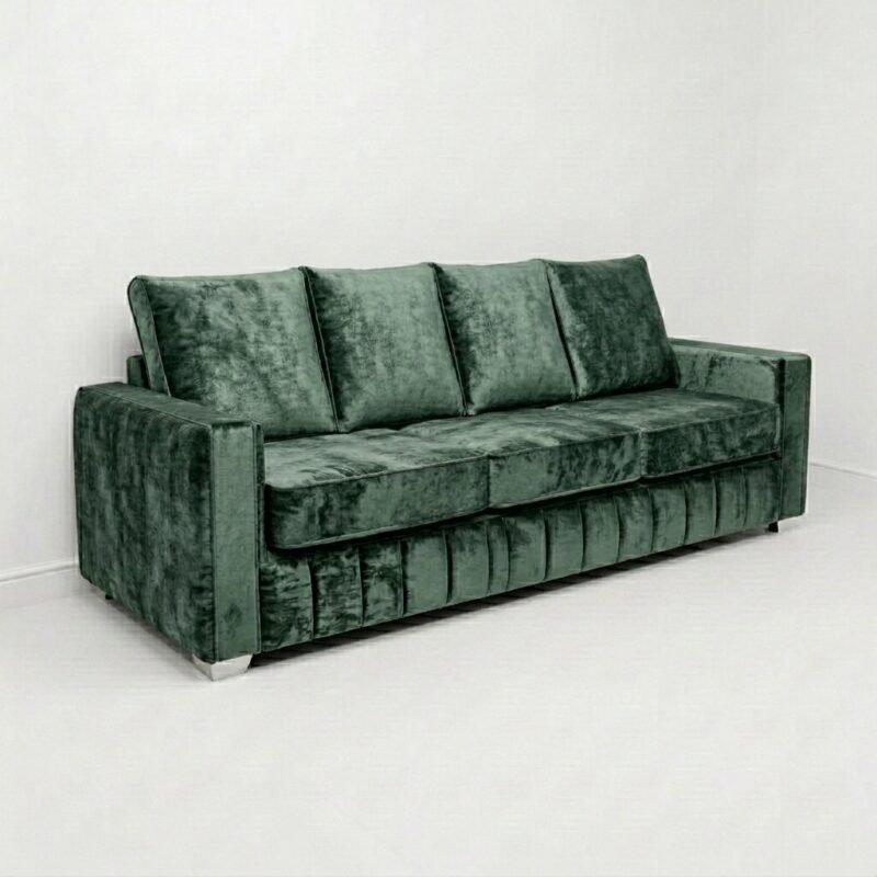 Modern Marble Velvet Sofa